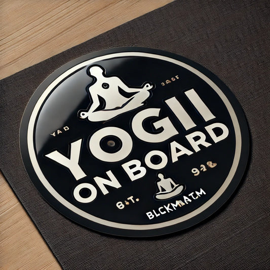 Yogi on board sticker