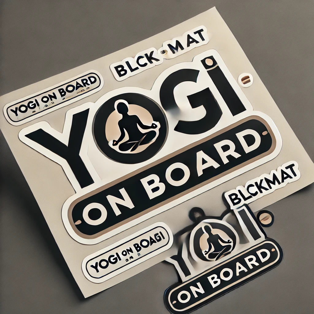 Yogi on board sticker