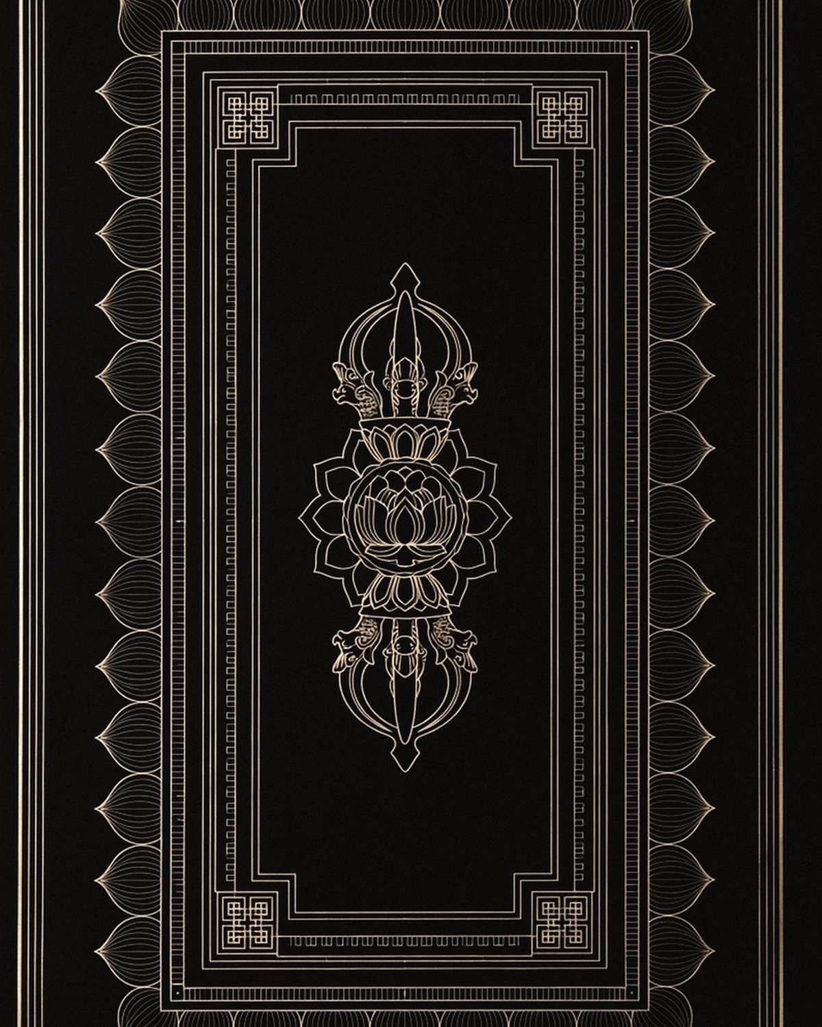 The Vajra Lotus design