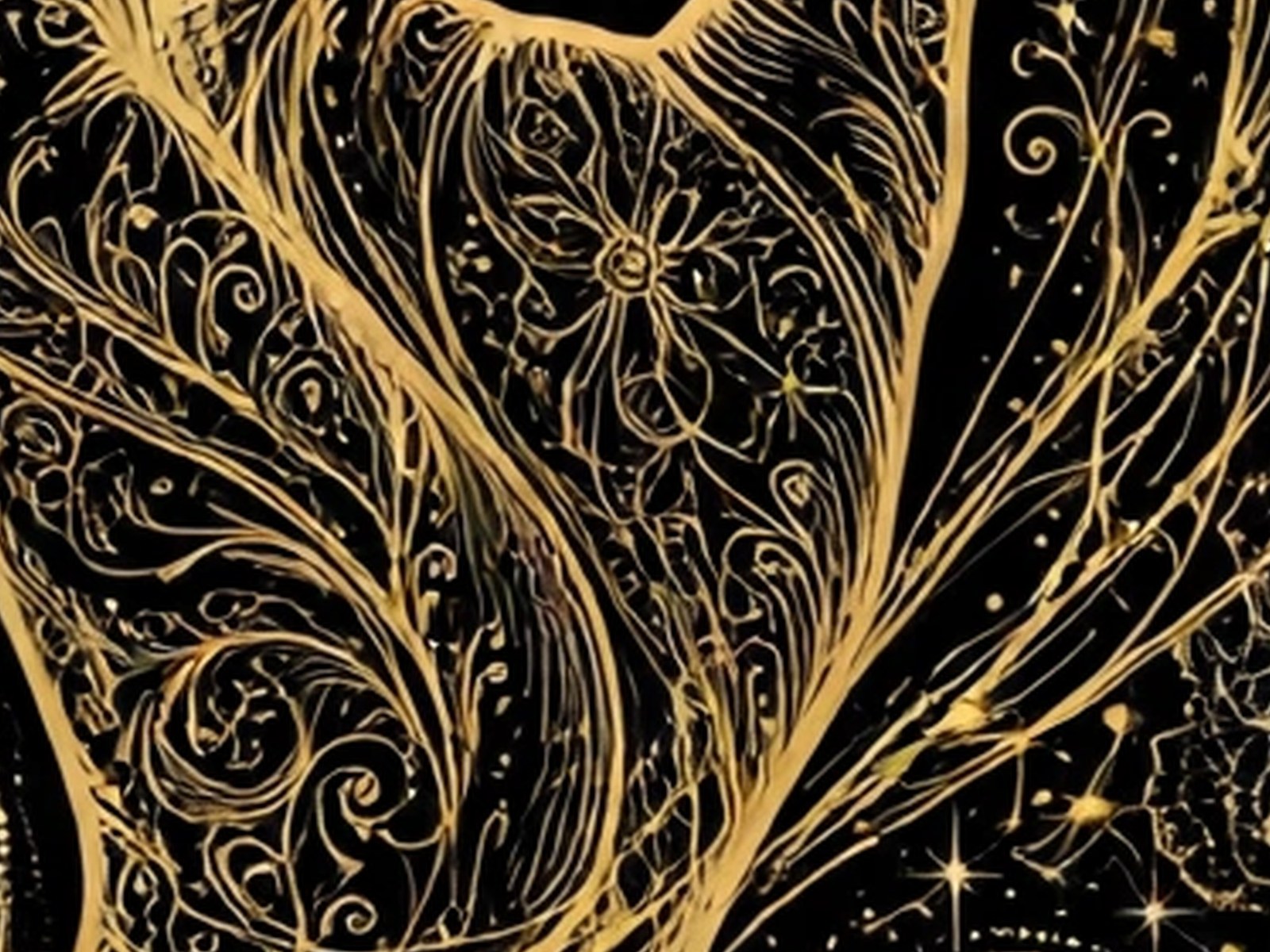 BLKMAT Akash Mudra yoga mat, close-up of the print detail
