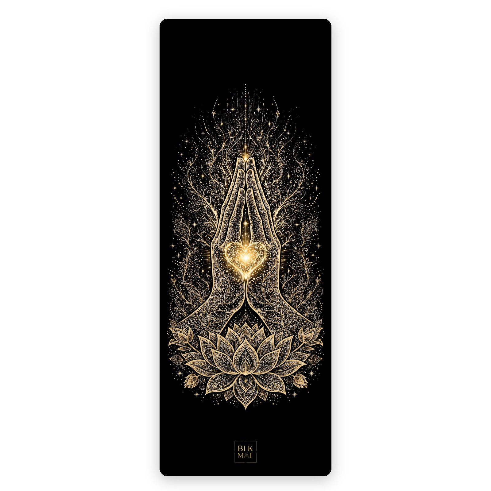 BLKMAT Anjali Mudra yoga mat, product view