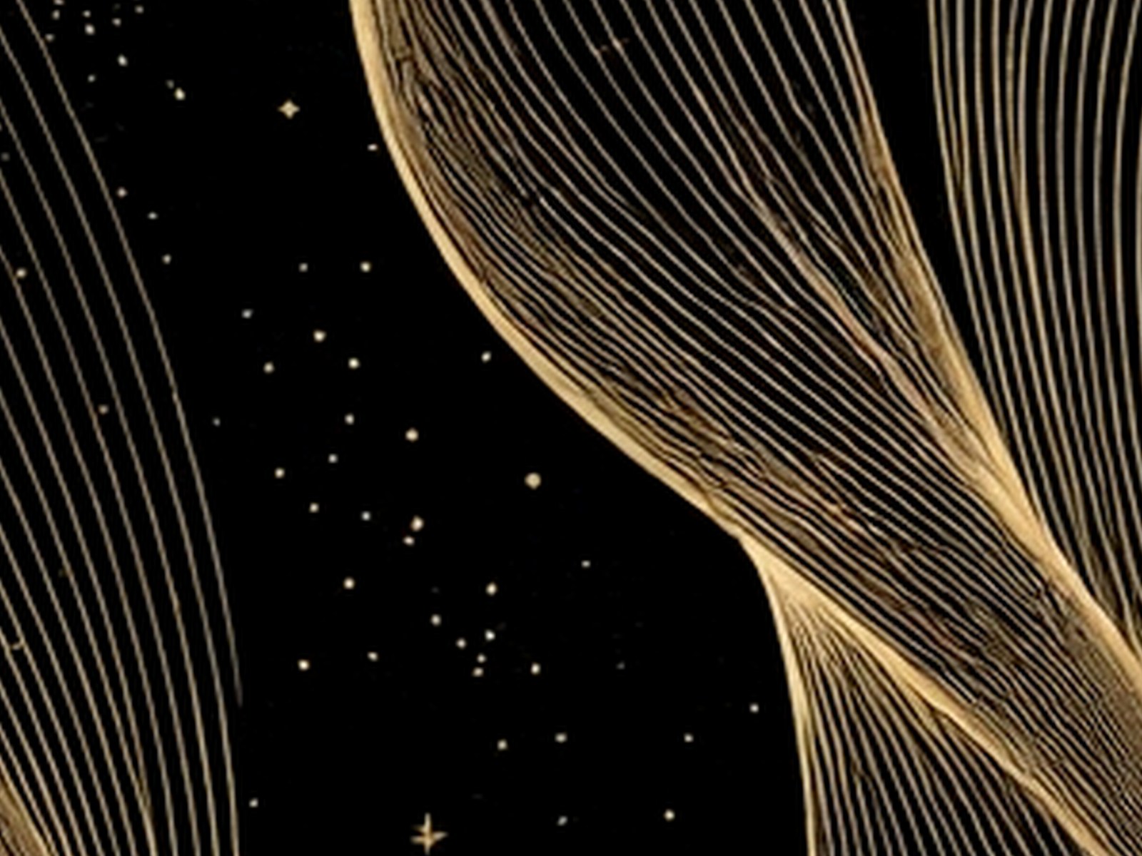 BLKMAT Aurora Ribbons yoga mat, close-up of the print detail