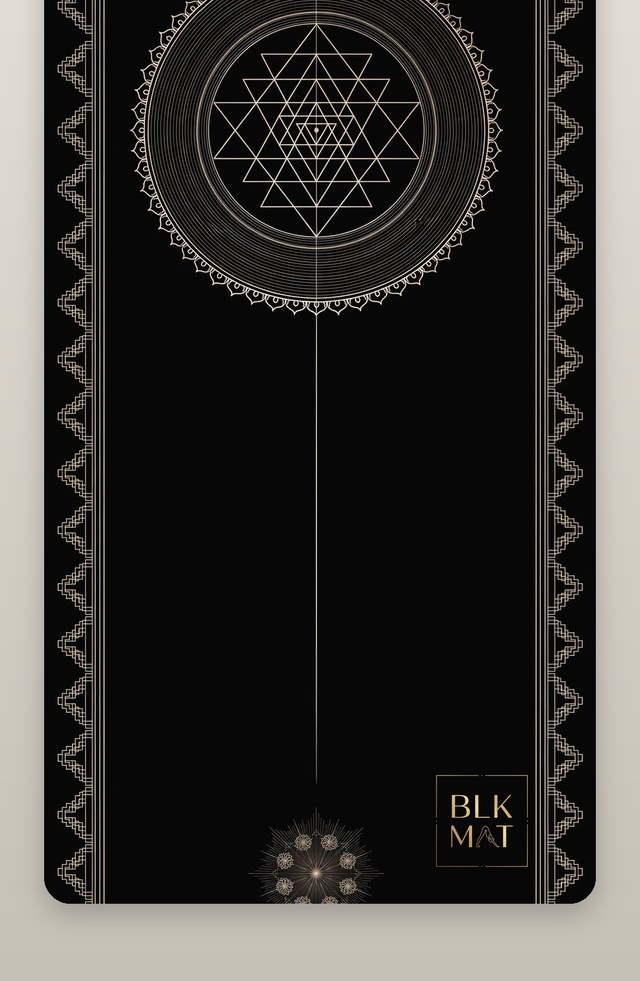 BLKMAT Sri Yantra collection yoga mat