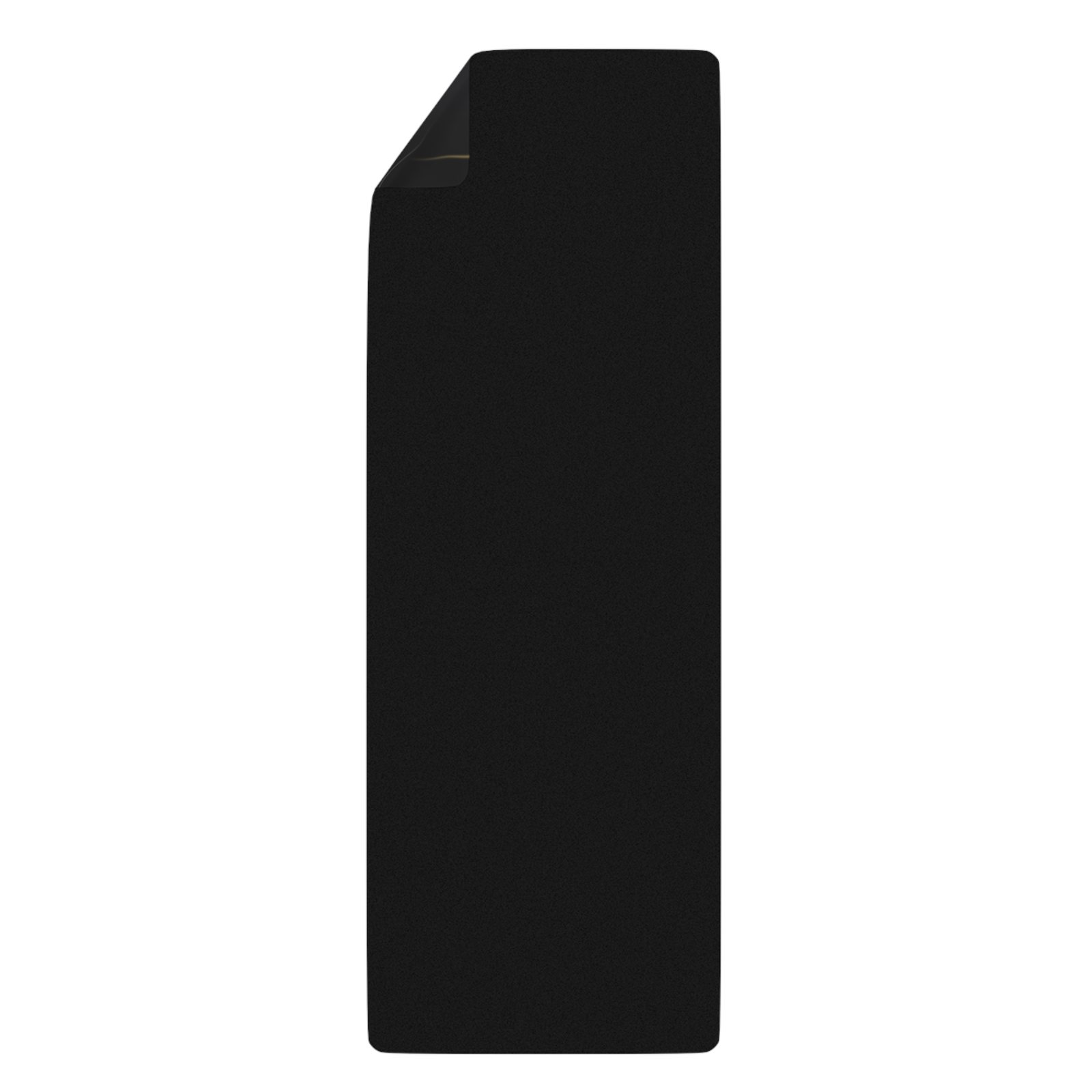 BLKMAT Black Marble, Gold Vein yoga mat, plain natural rubber underside