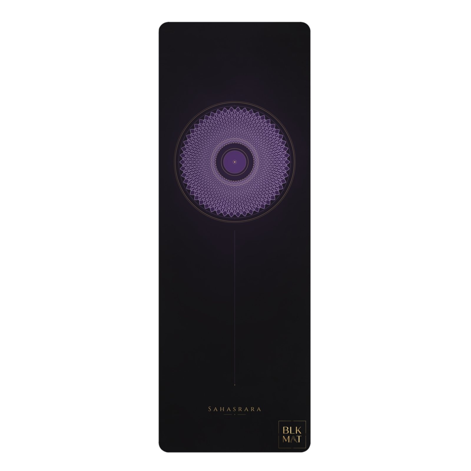 BLKMAT Crown Chakra yoga mat, product view