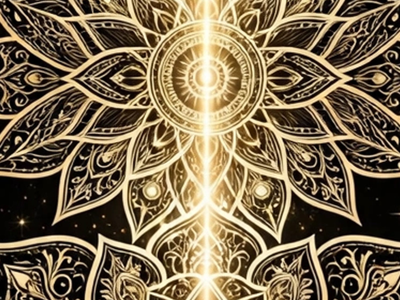 BLKMAT Chakra Lotus Column yoga mat, close-up of the print detail