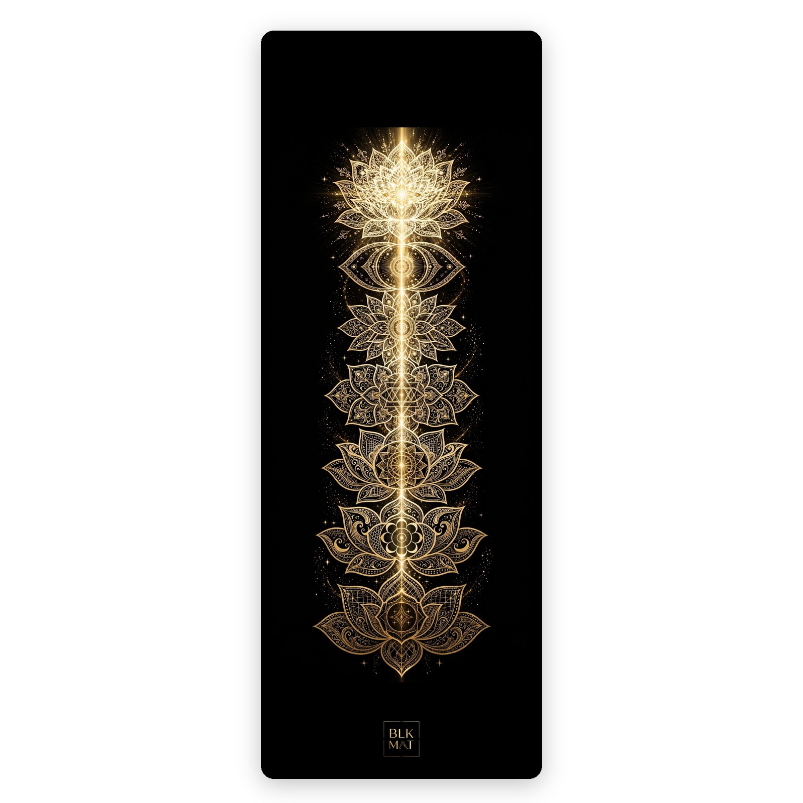 BLKMAT Chakra Lotus Column yoga mat, product view