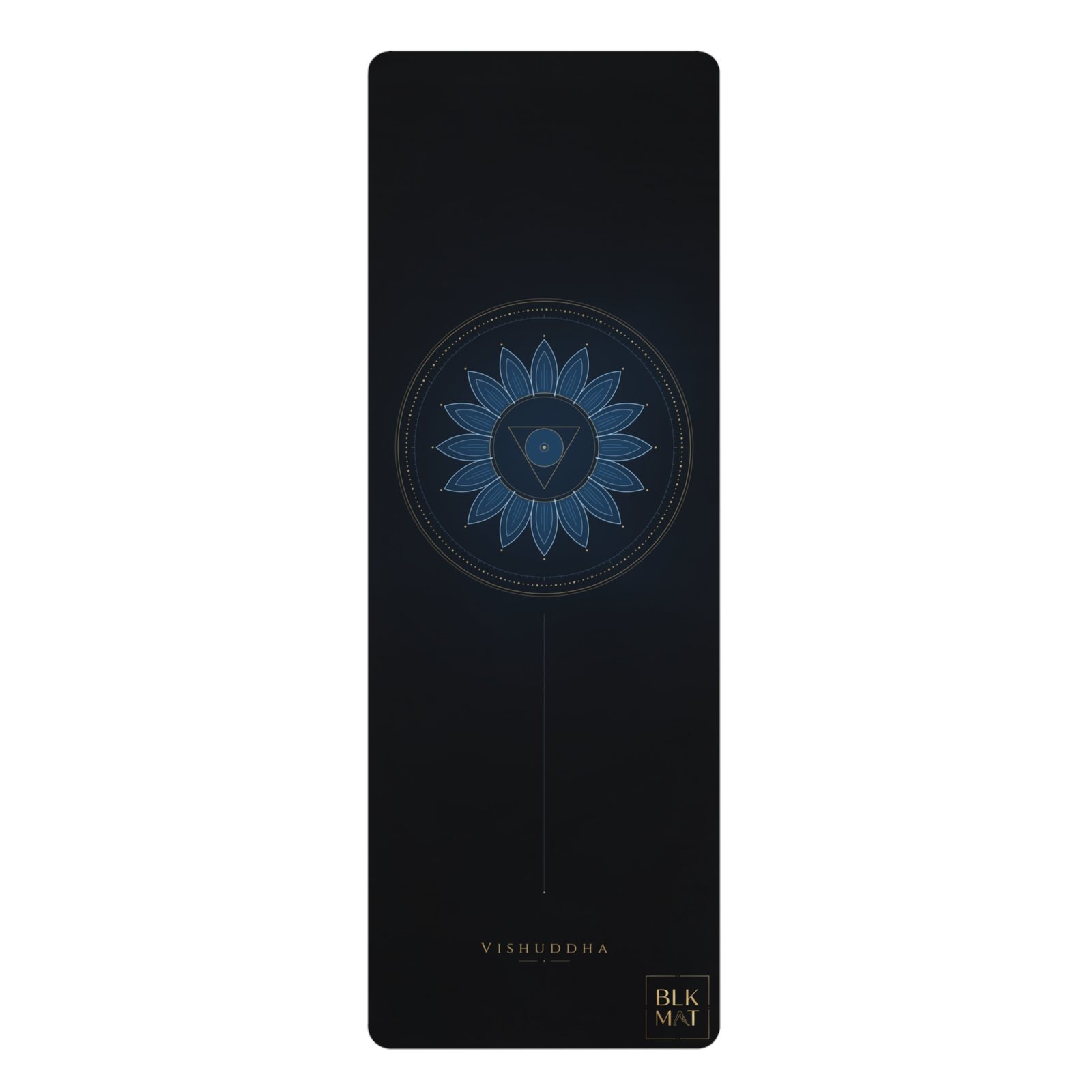 BLKMAT Throat Chakra yoga mat, product view