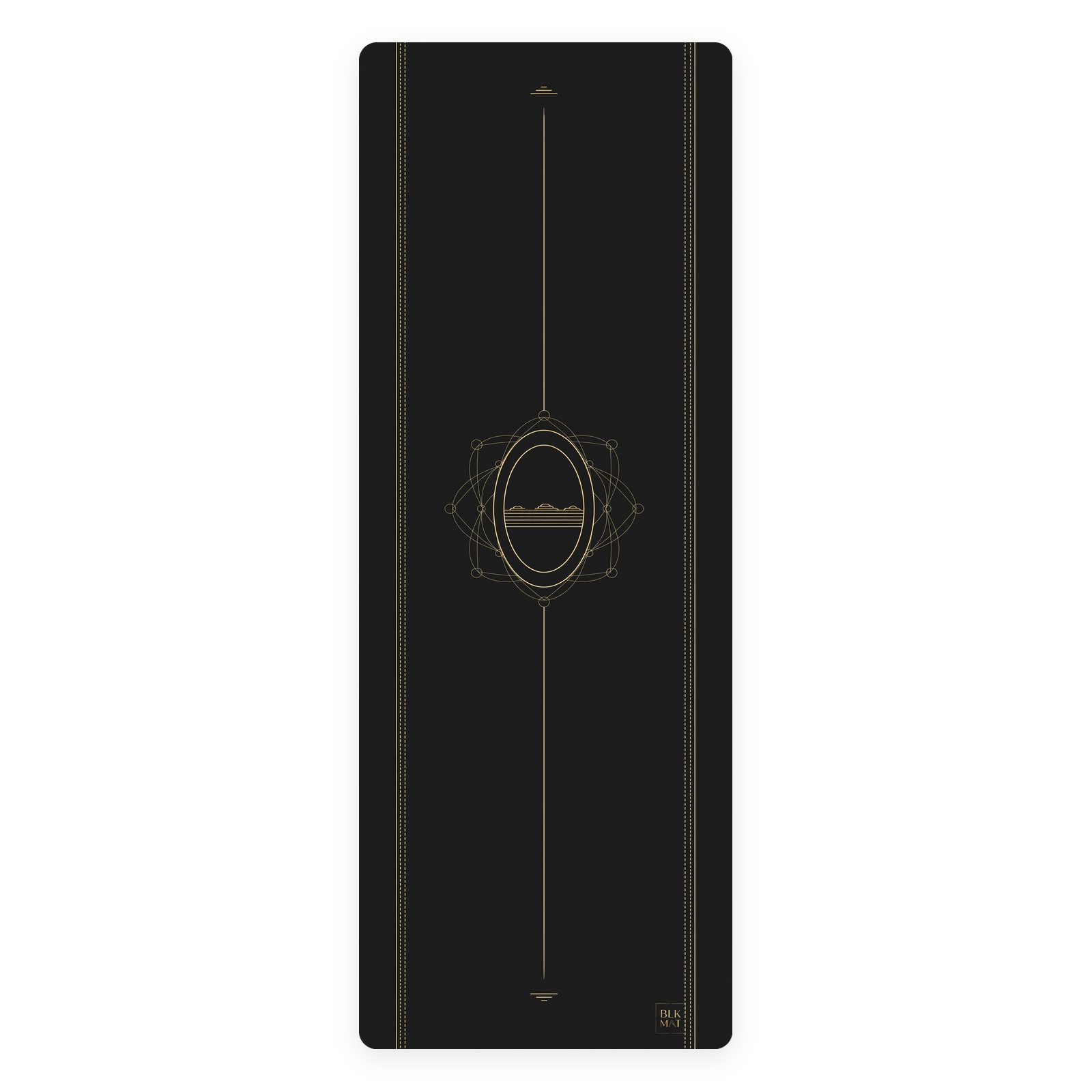BLKMAT Channel Silhouette yoga mat, product view