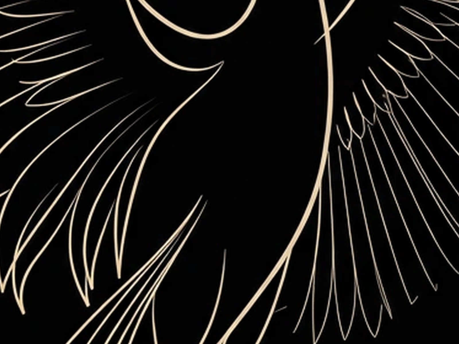 BLKMAT Crane in Flight Lines yoga mat, close-up of the print detail