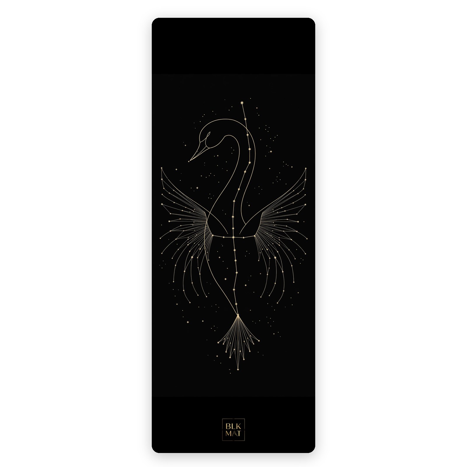 BLKMAT Cygnus Swan Lines yoga mat, product view