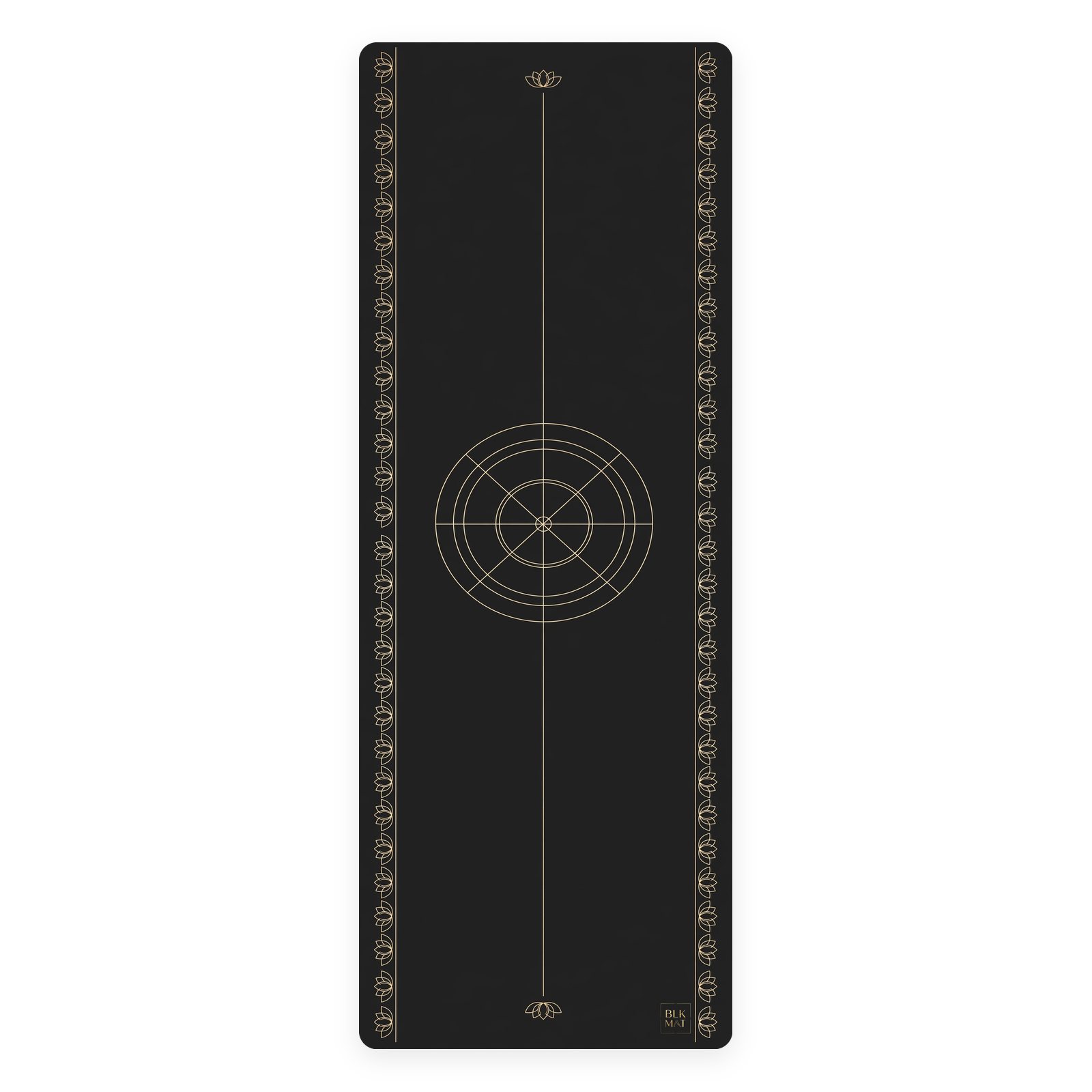 BLKMAT Dharma Wheel yoga mat, product view