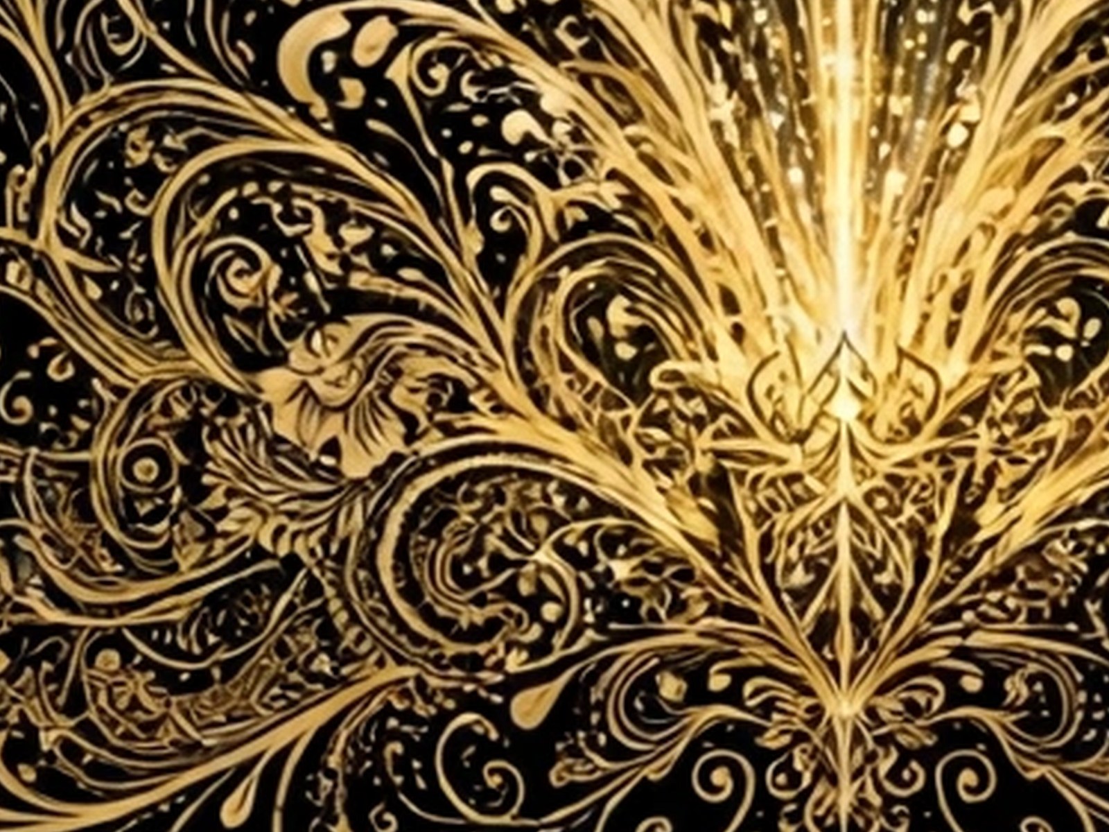 BLKMAT Energy Fountain Chakras yoga mat, close-up of the print detail