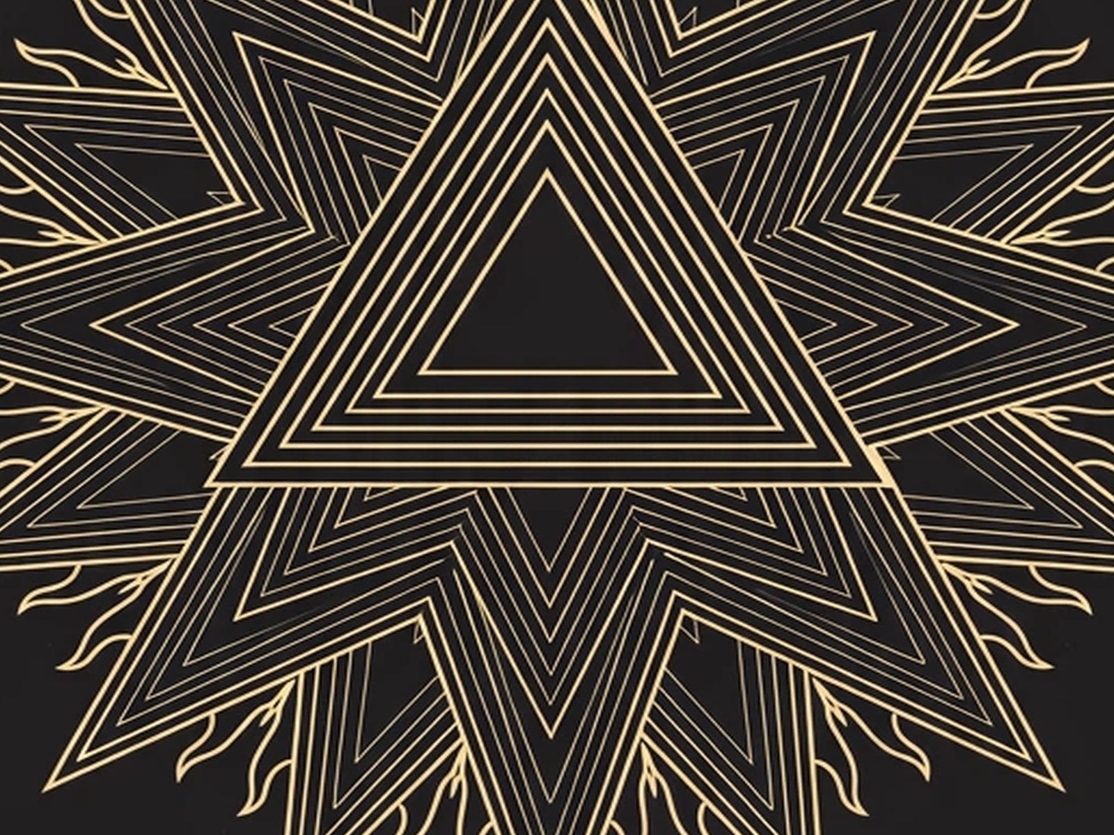 BLKMAT Fire Altar yoga mat, close-up of the print detail