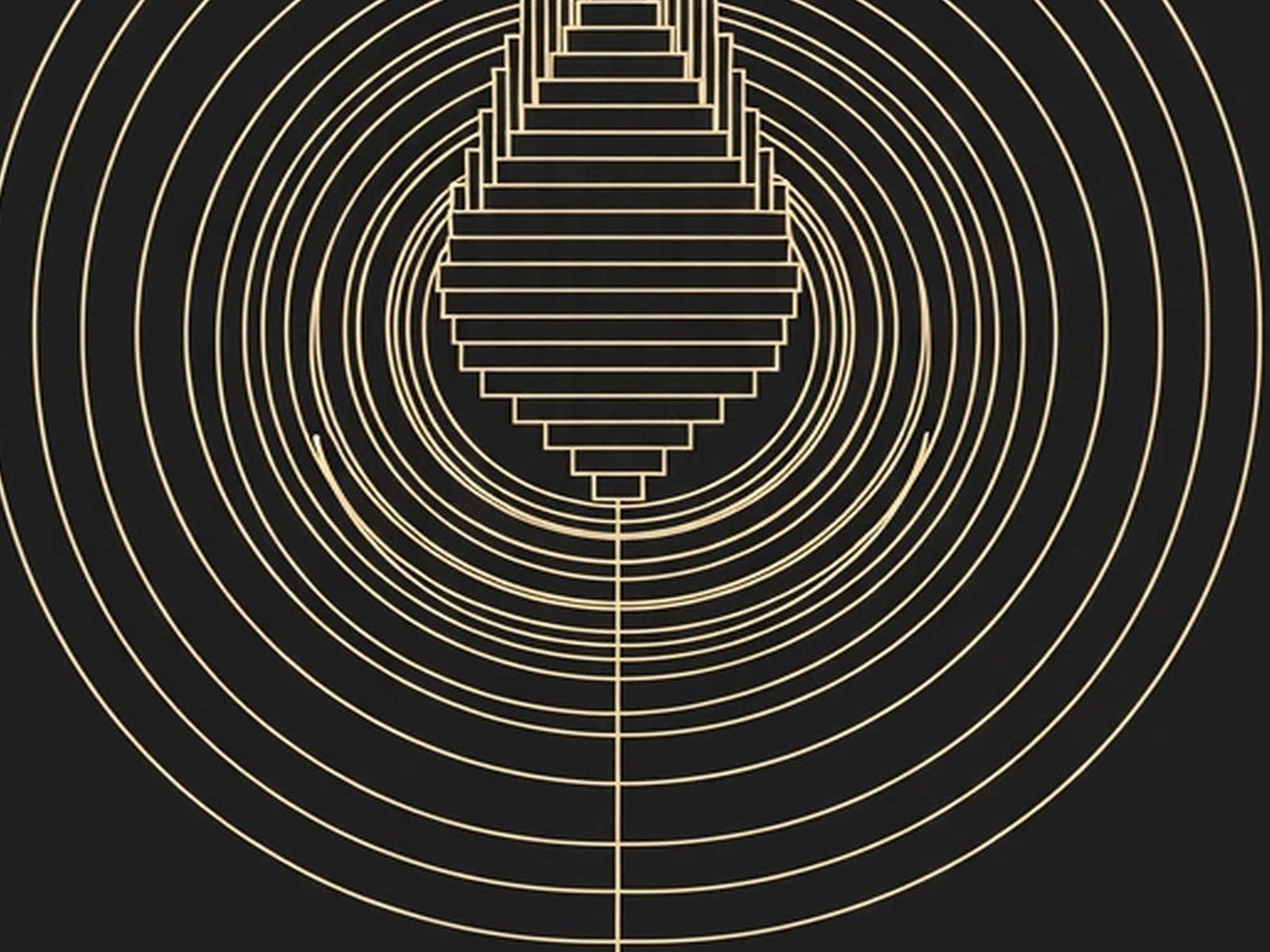 BLKMAT Golden Stupa yoga mat, close-up of the print detail