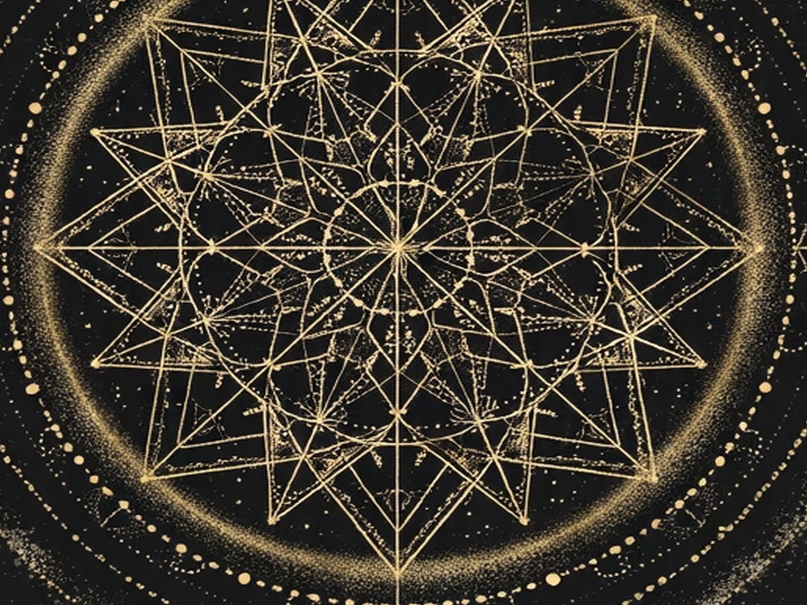 BLKMAT Grain Sphere yoga mat, close-up of the print detail