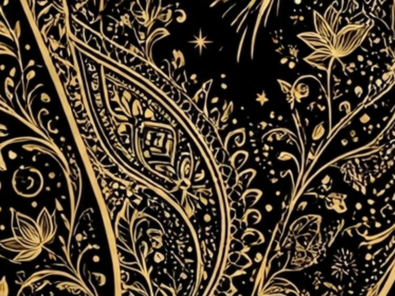BLKMAT Hakini Mudra yoga mat, close-up of the print detail