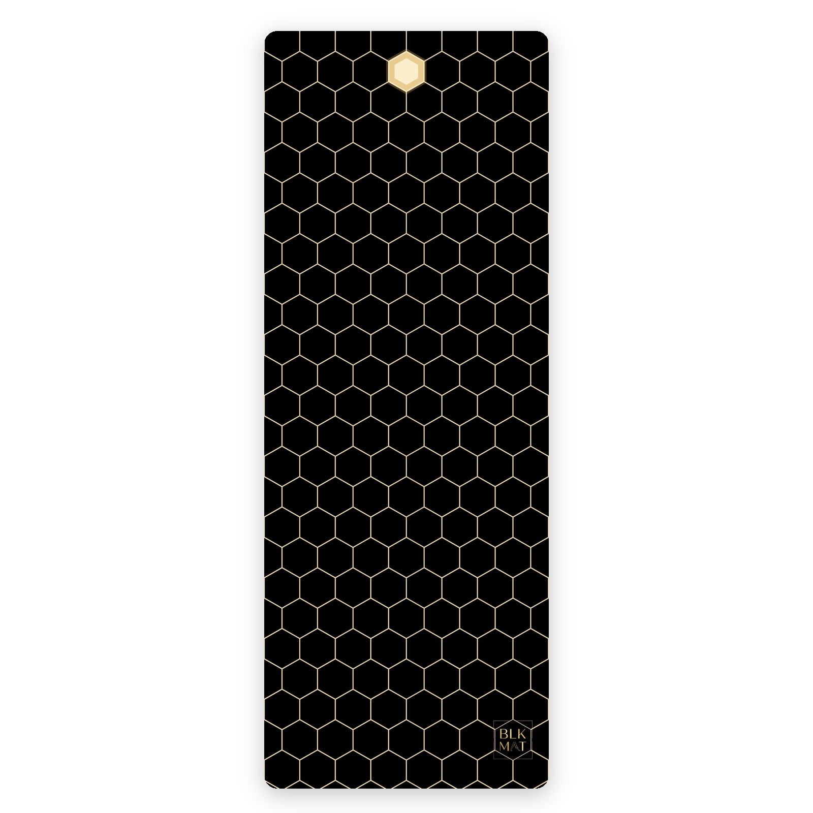 BLKMAT Honeycomb Hex Lattice yoga mat, product view