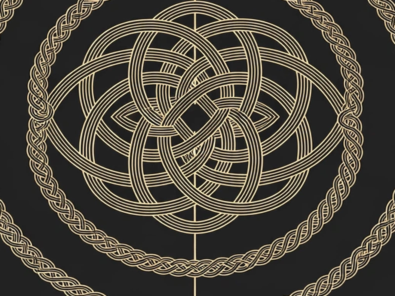 BLKMAT Infinite Thread yoga mat, close-up of the print detail