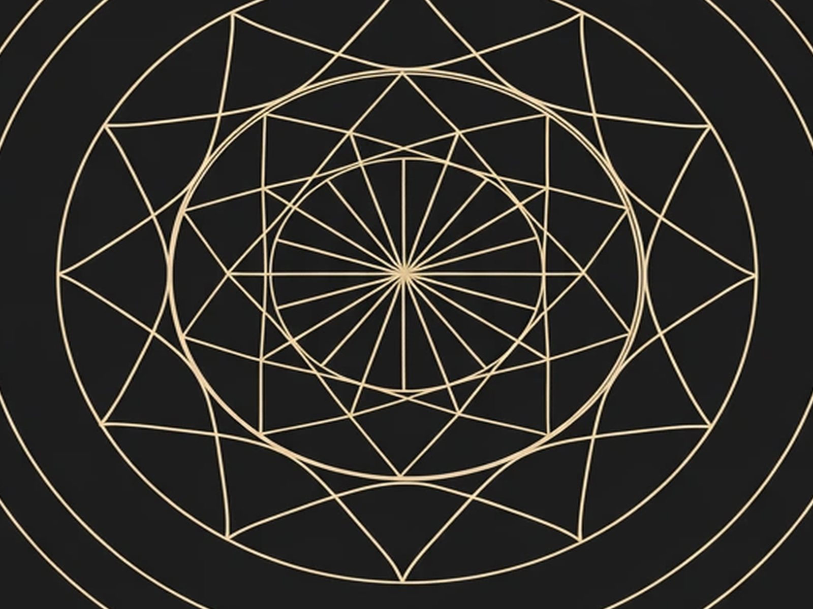 BLKMAT Kalachakra Star yoga mat, close-up of the print detail
