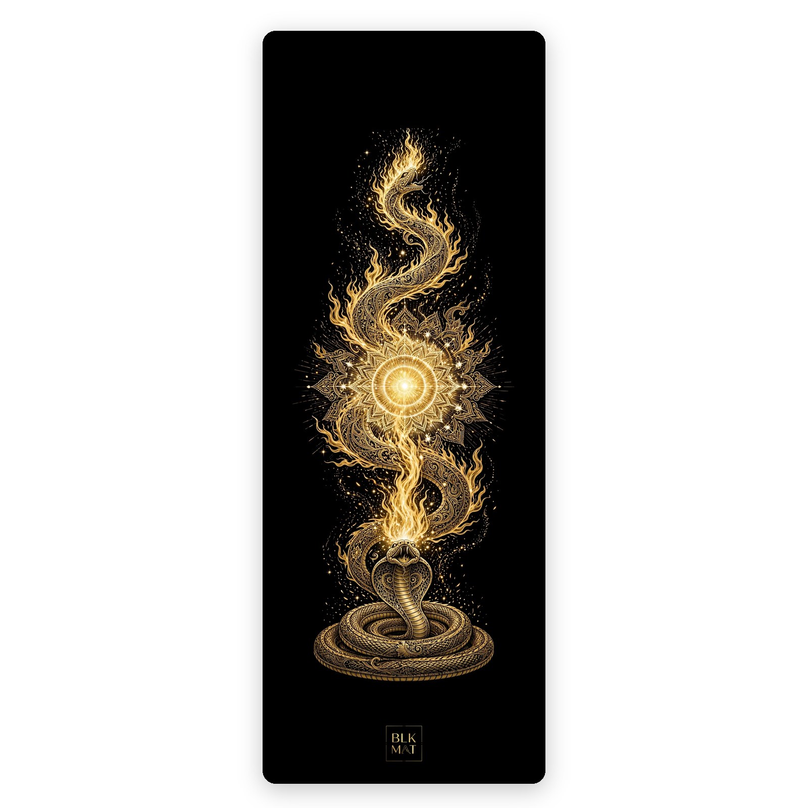BLKMAT Kundalini Flame Awakening yoga mat, product view