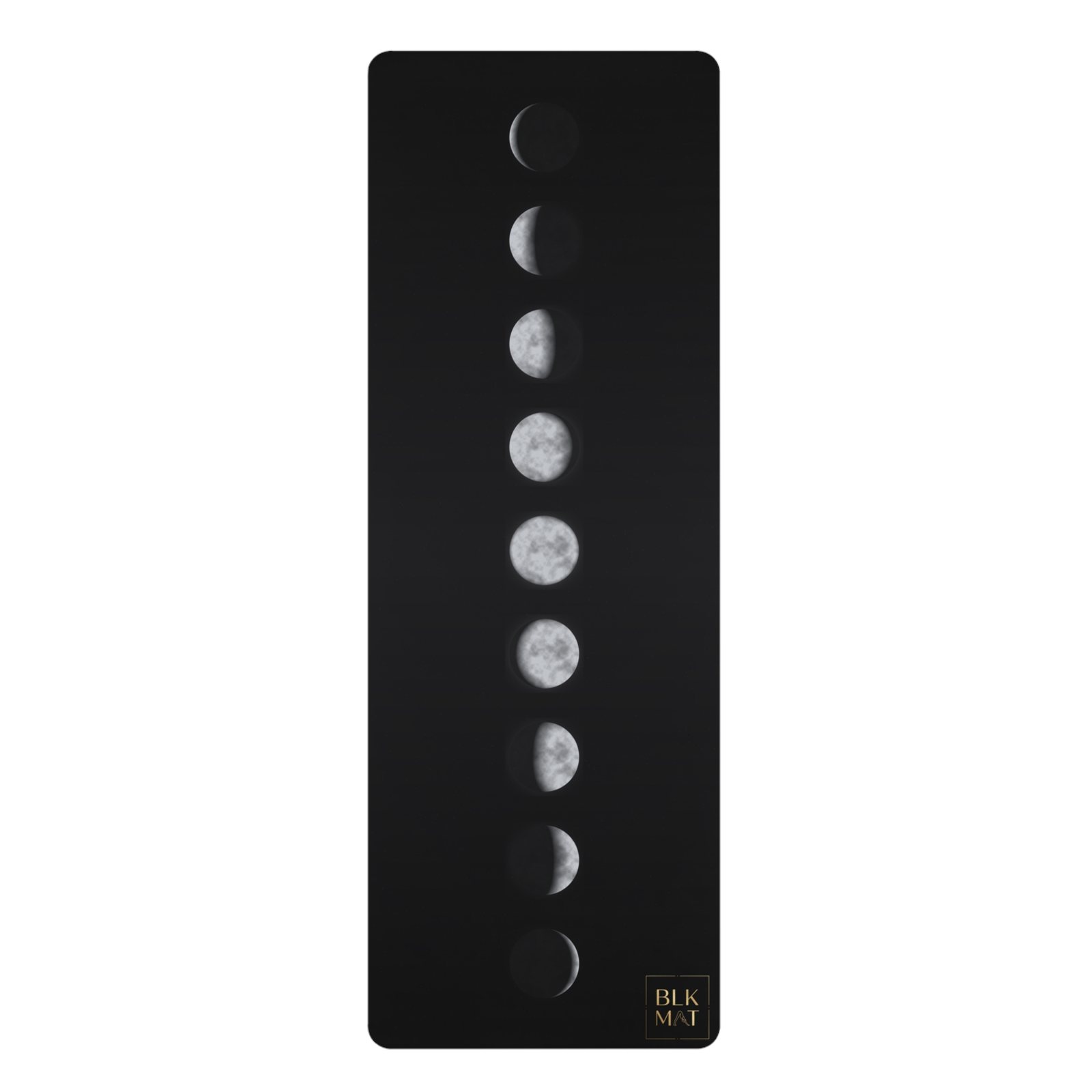 BLKMAT Midnight Moon Phases yoga mat, product view