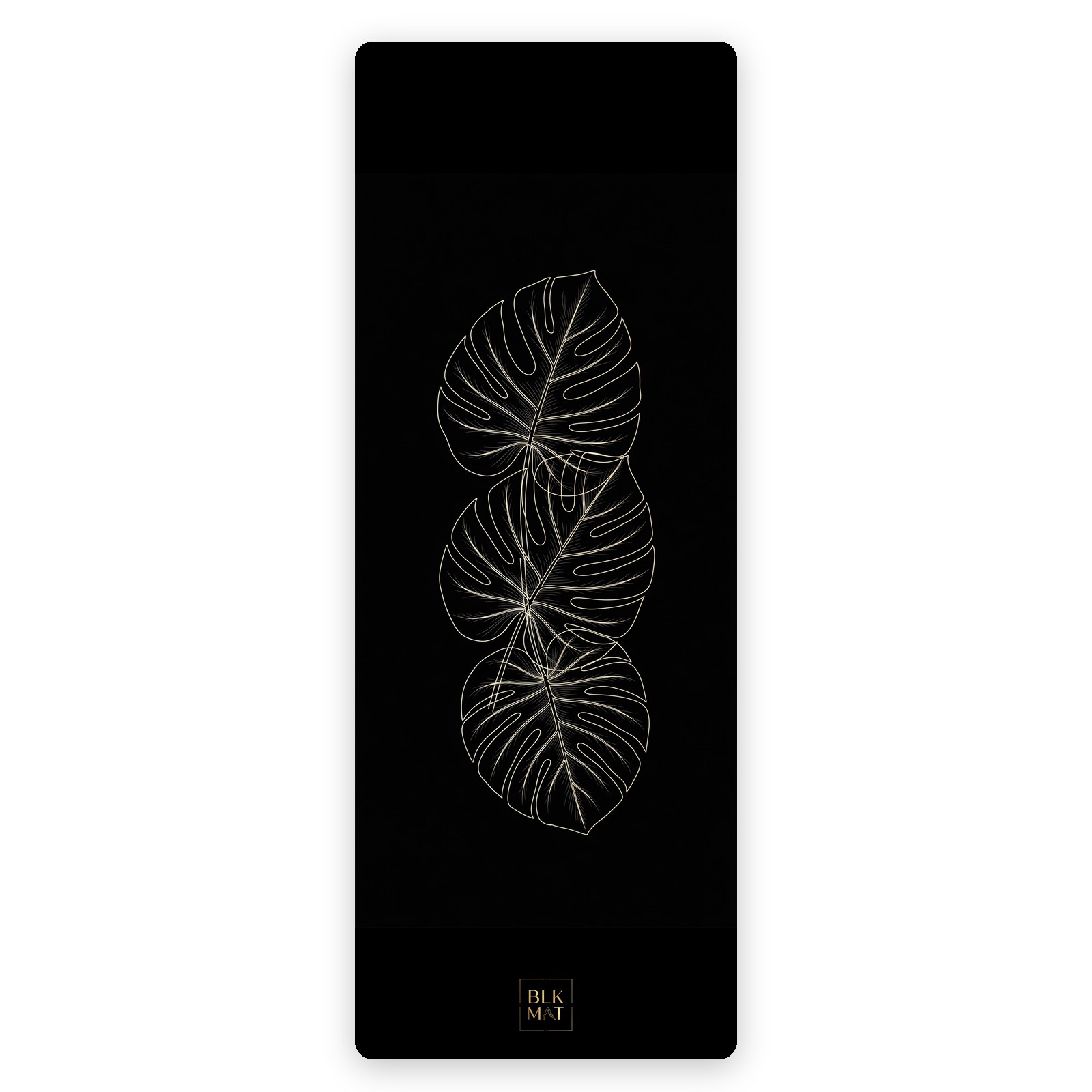 BLKMAT Monstera Leaf Veins yoga mat, product view