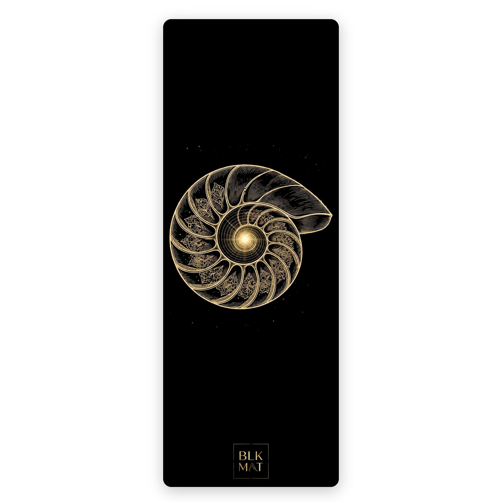 BLKMAT Nautilus Golden Ratio yoga mat, product view