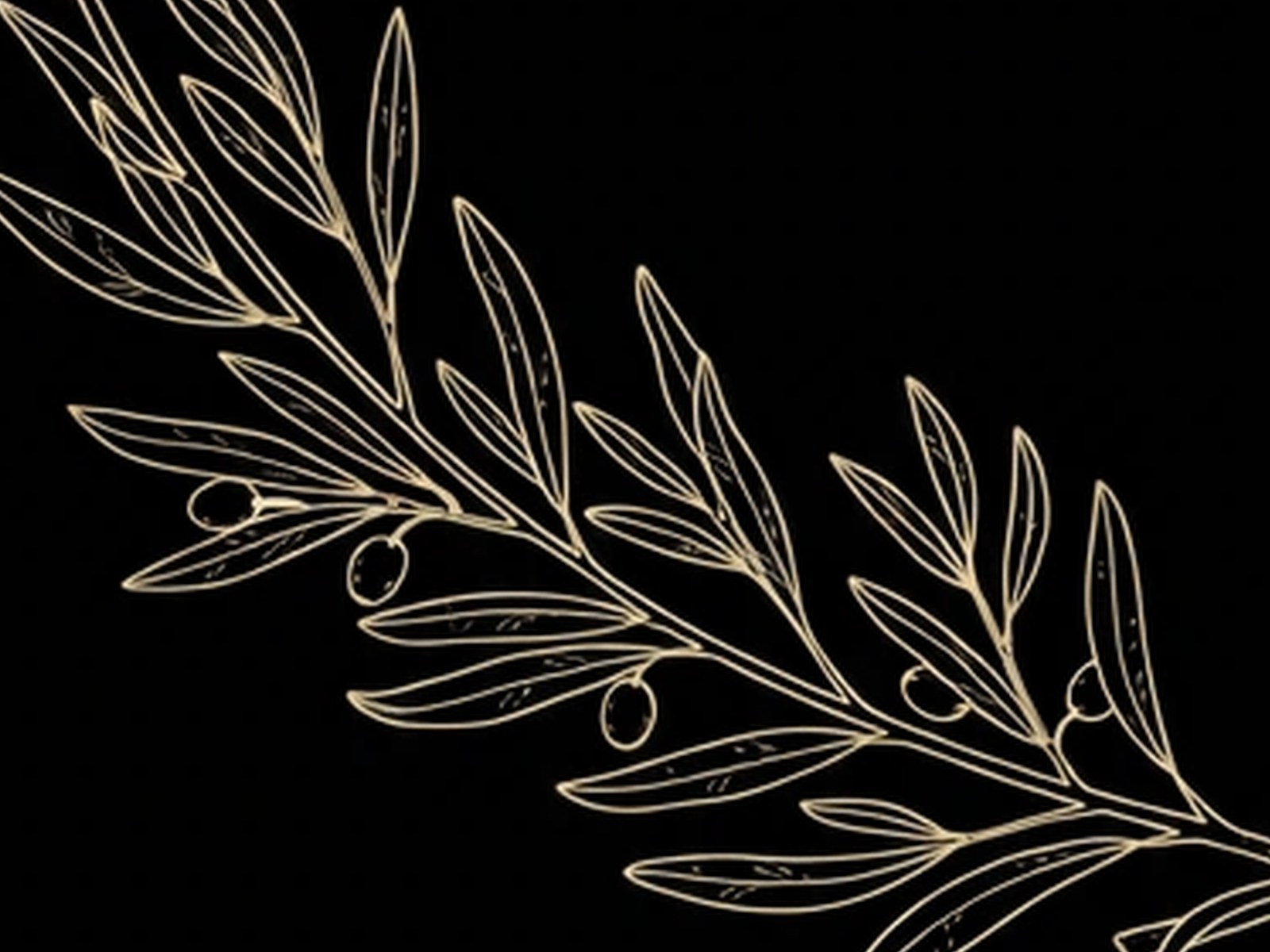 BLKMAT Olive Branch Wreath yoga mat, close-up of the print detail