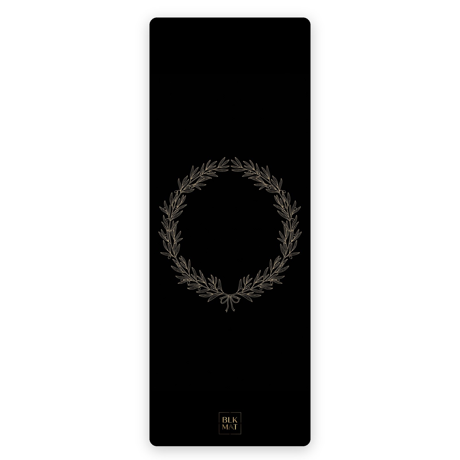 BLKMAT Olive Branch Wreath yoga mat, product view
