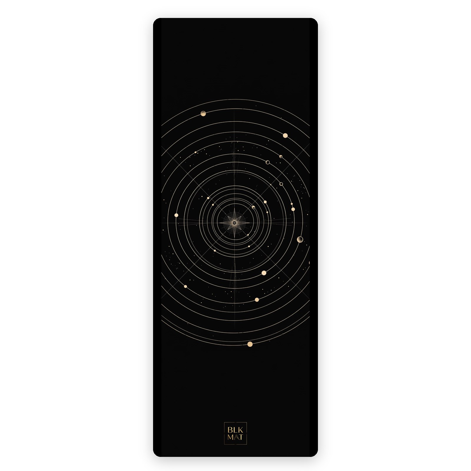 BLKMAT Orbit Chart yoga mat, product view