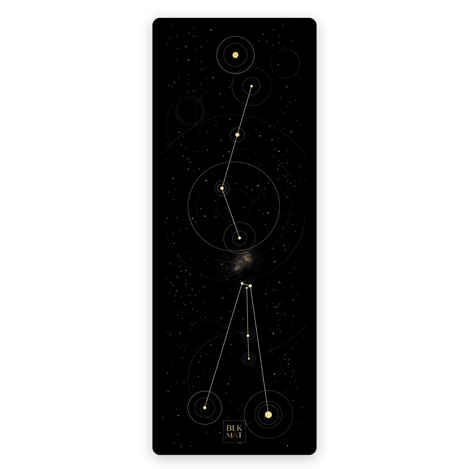 BLKMAT Orion Star Chart yoga mat, product view