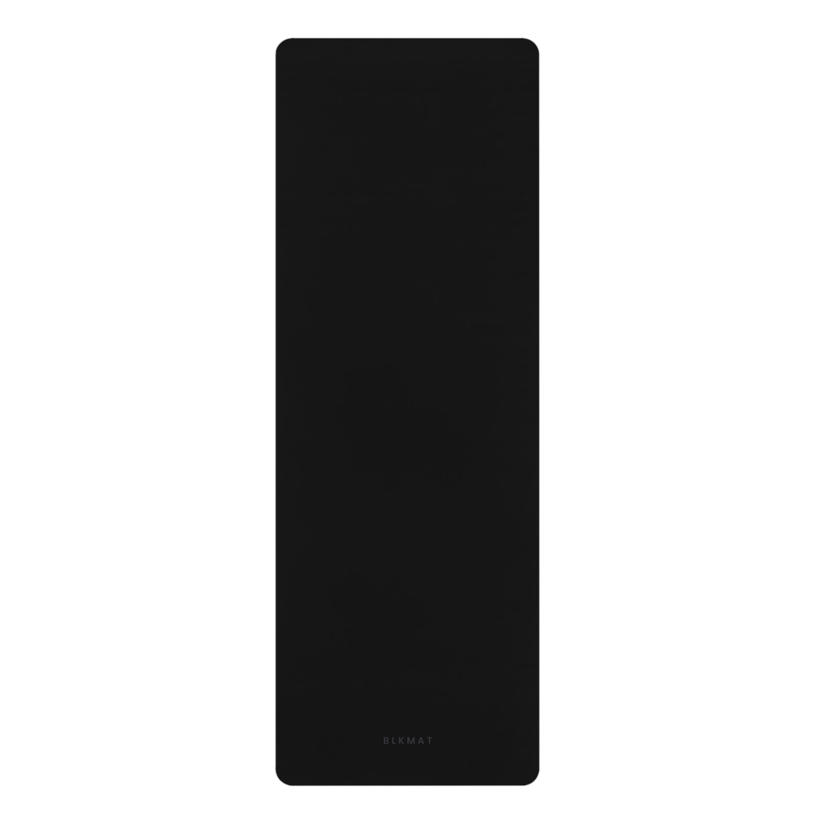 BLKMAT Plain Black yoga mat, product view