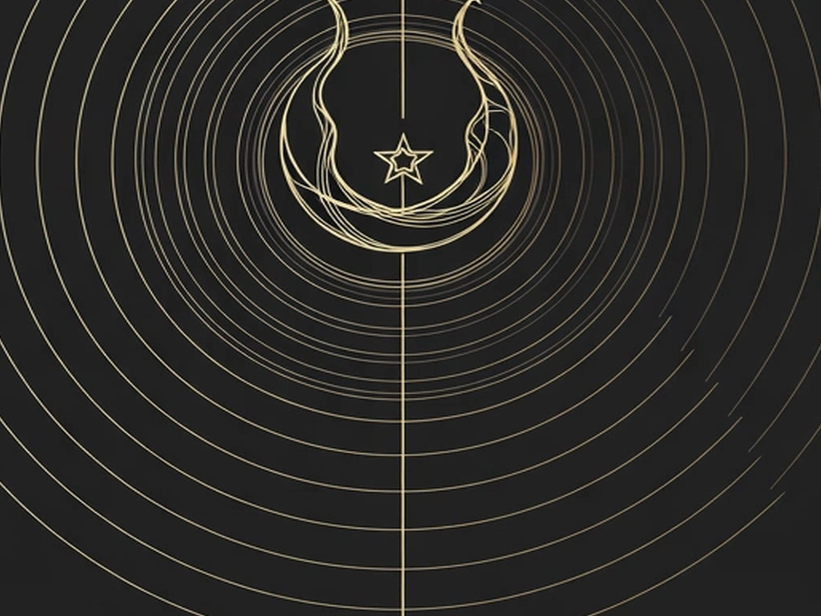 BLKMAT Sama Crescent yoga mat, close-up of the print detail