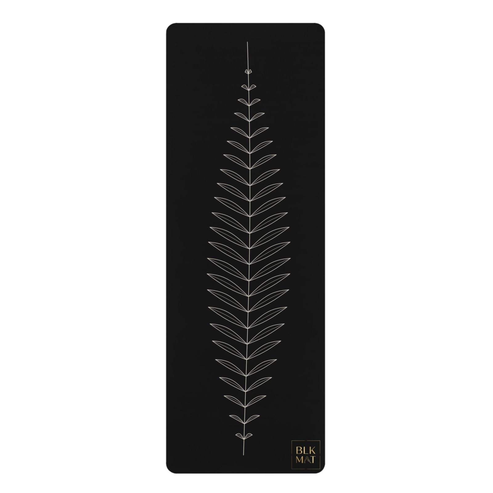 BLKMAT Single-Line Fern yoga mat, product view