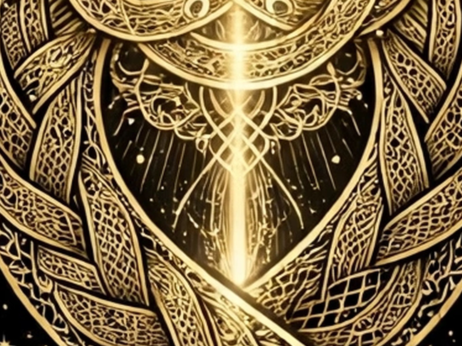 BLKMAT Three Channel Braid yoga mat, close-up of the print detail