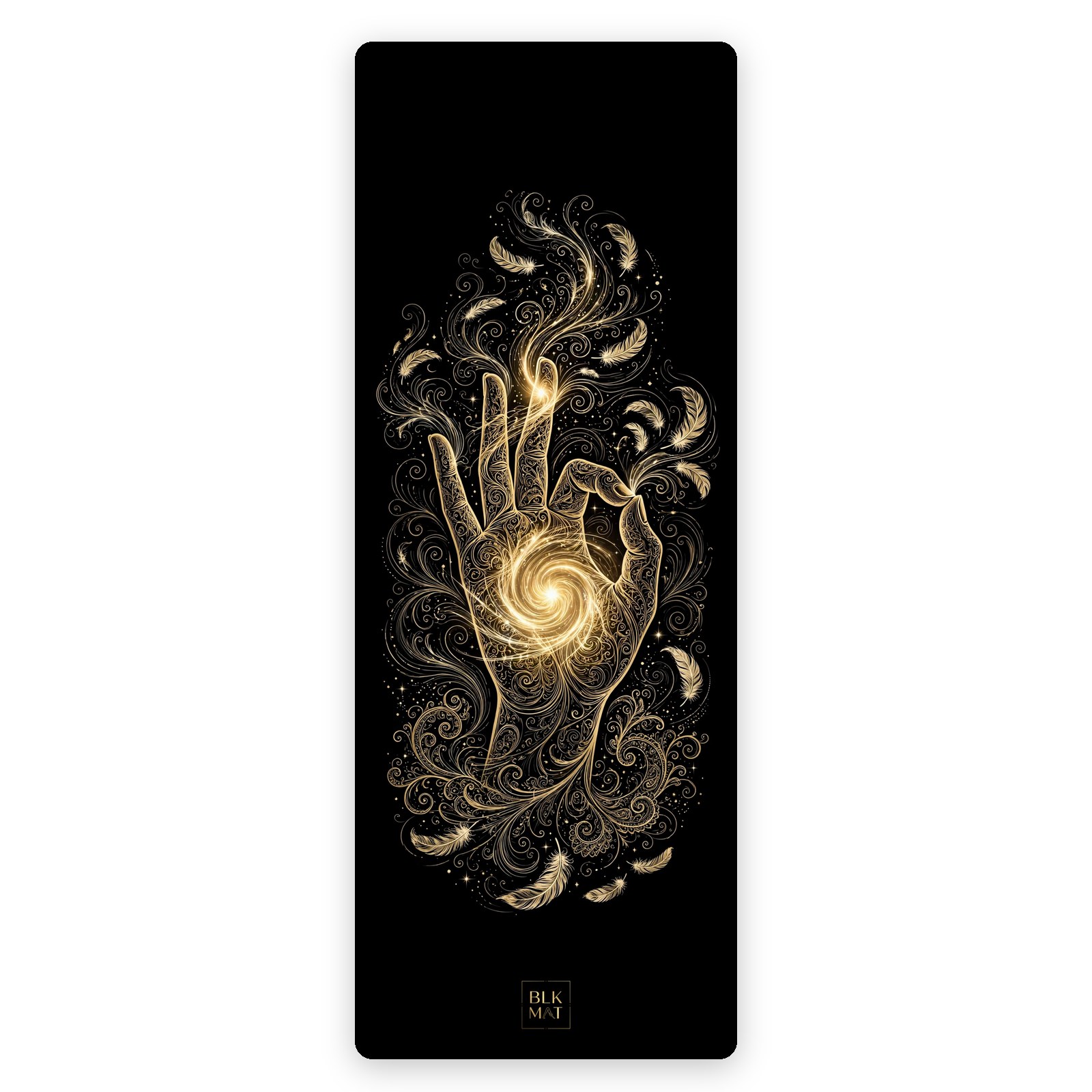 BLKMAT Vayu Mudra yoga mat, product view