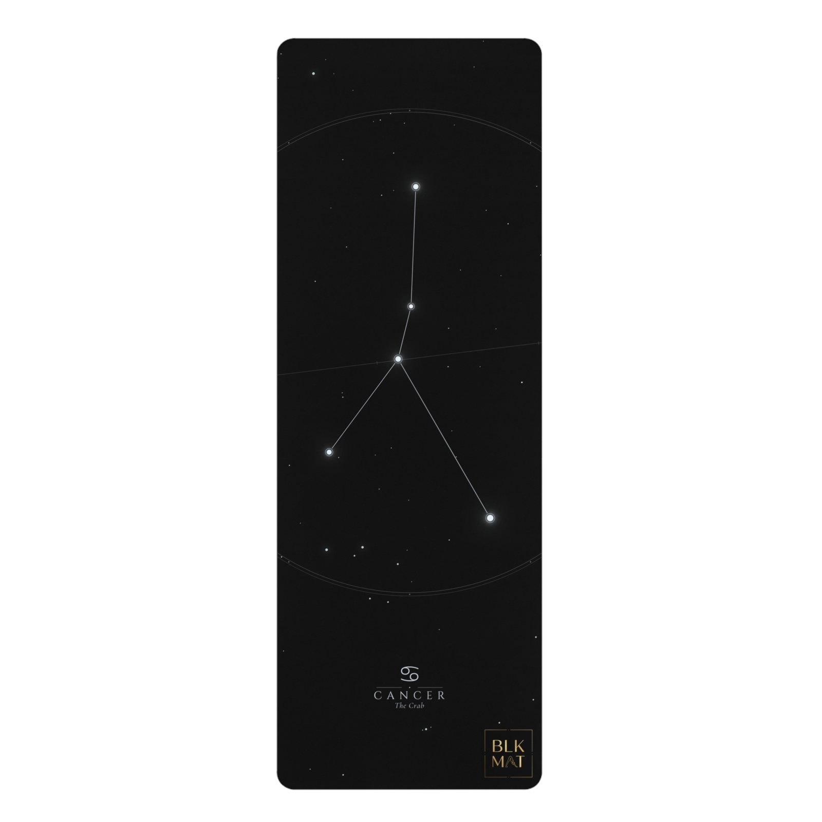 BLKMAT Cancer Constellation yoga mat, product view