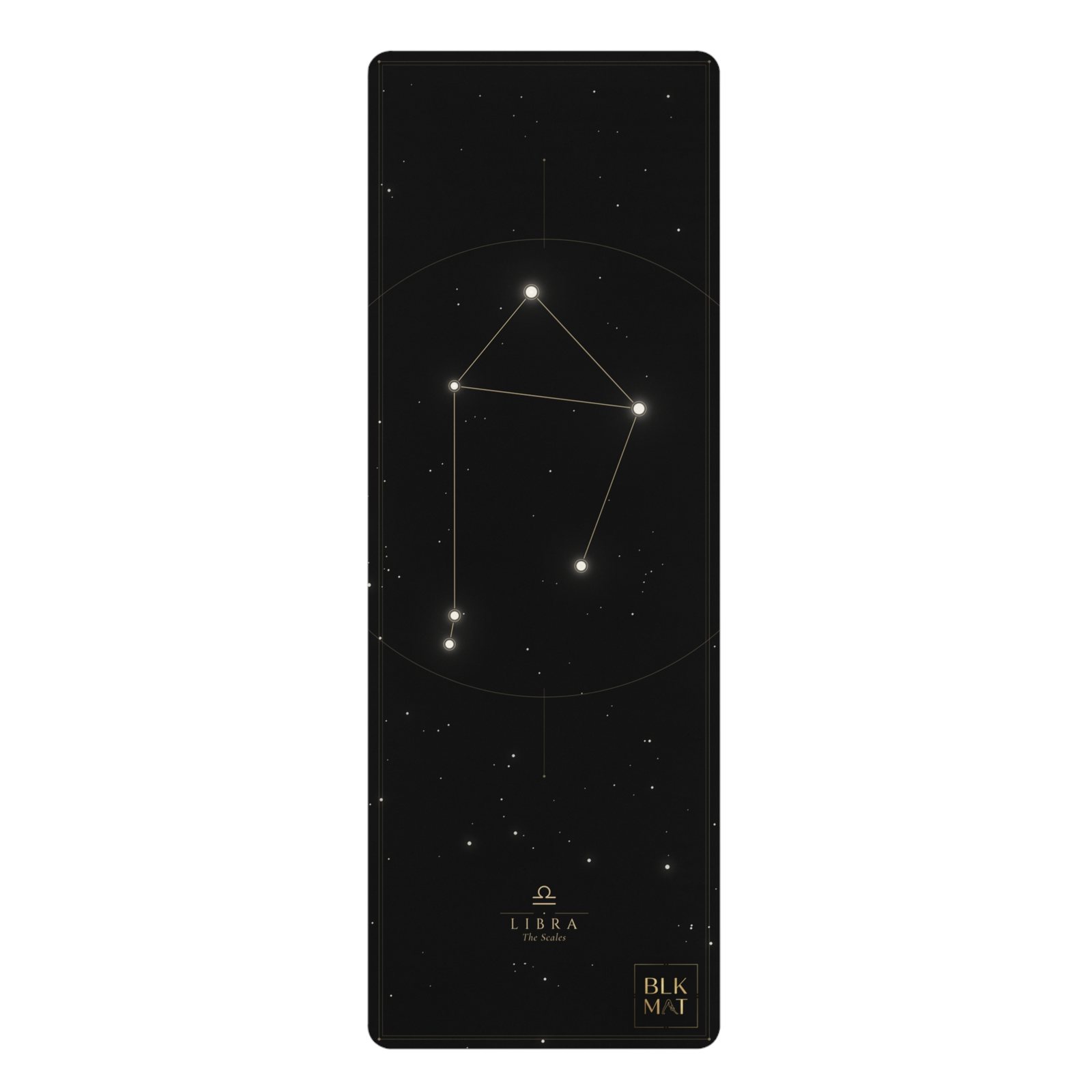 BLKMAT Libra Constellation yoga mat, product view