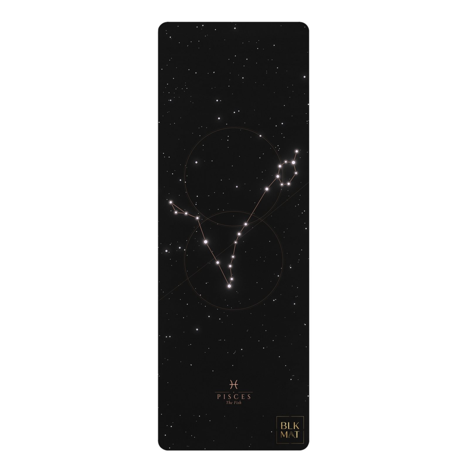 BLKMAT Pisces Constellation yoga mat, product view