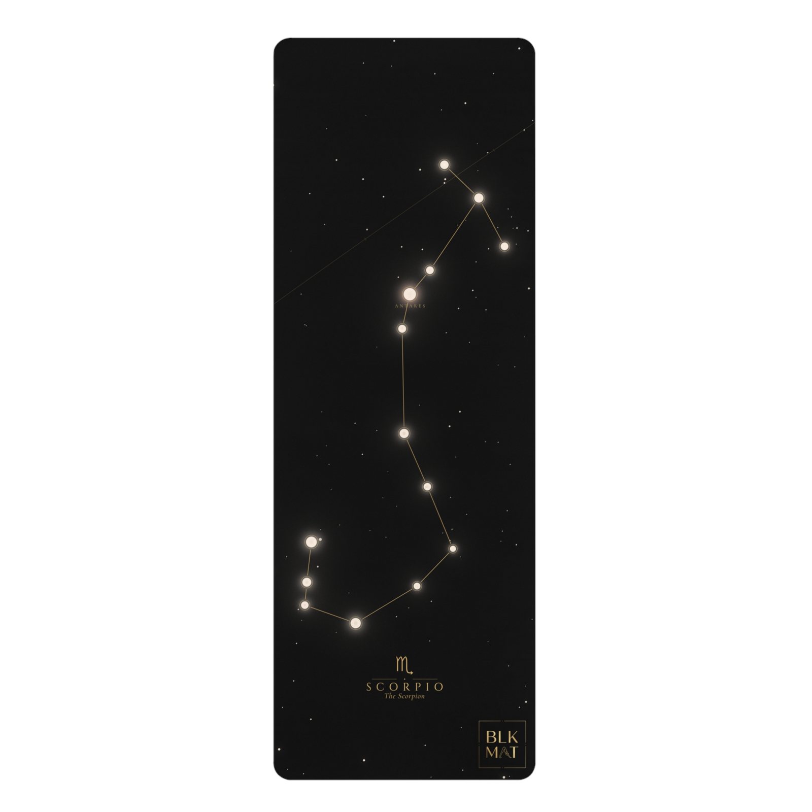 BLKMAT Scorpio Constellation yoga mat, product view
