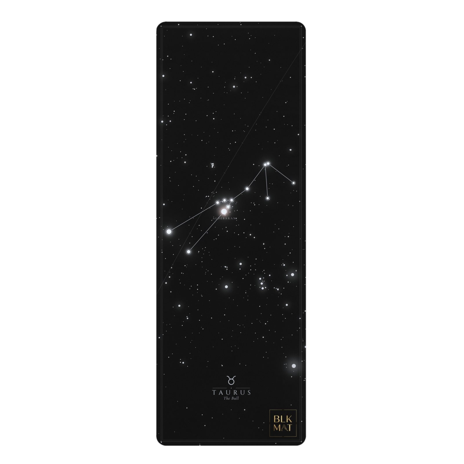 BLKMAT Taurus Constellation yoga mat, product view