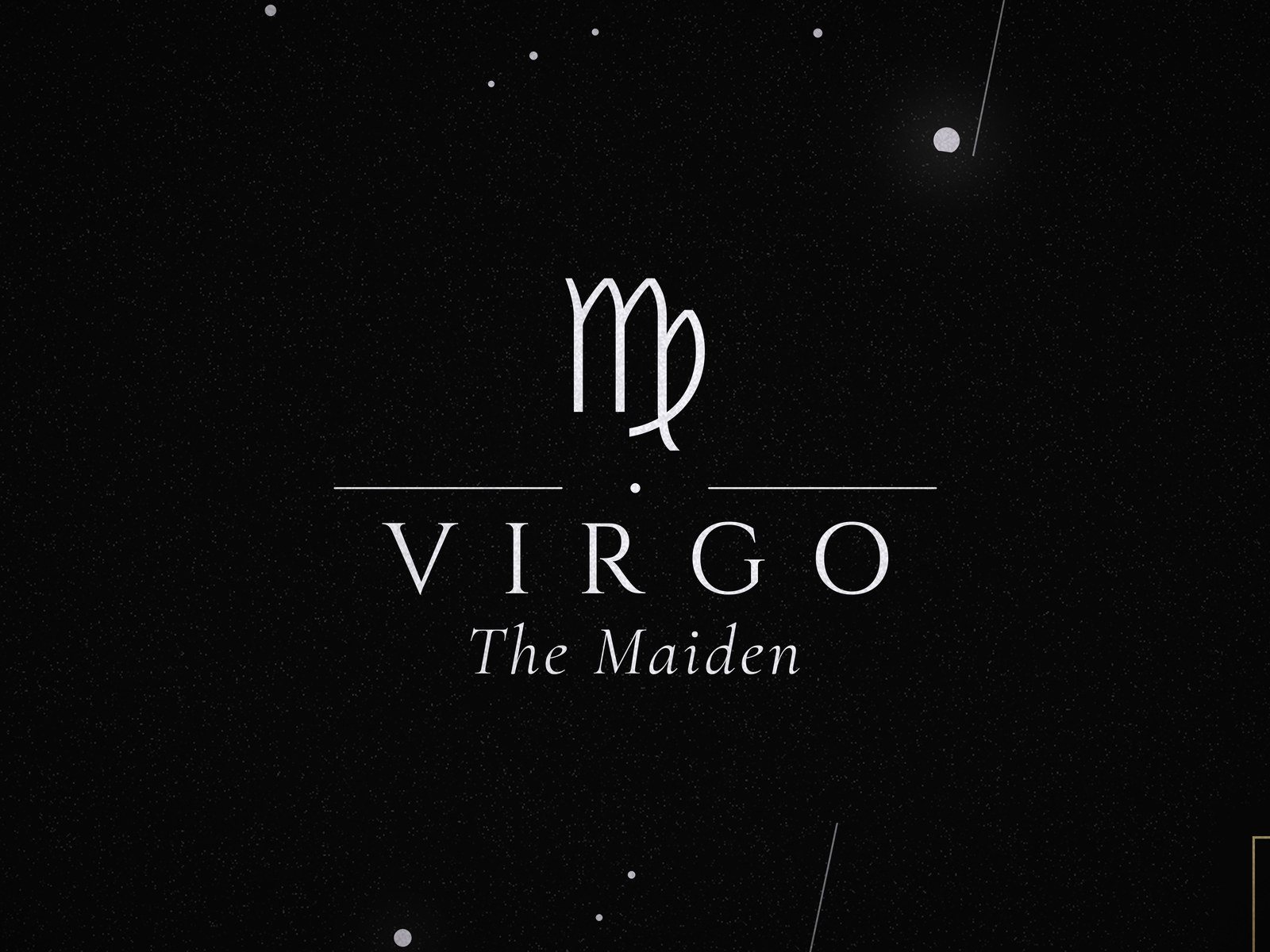 BLKMAT Virgo Constellation yoga mat, close-up of the print detail