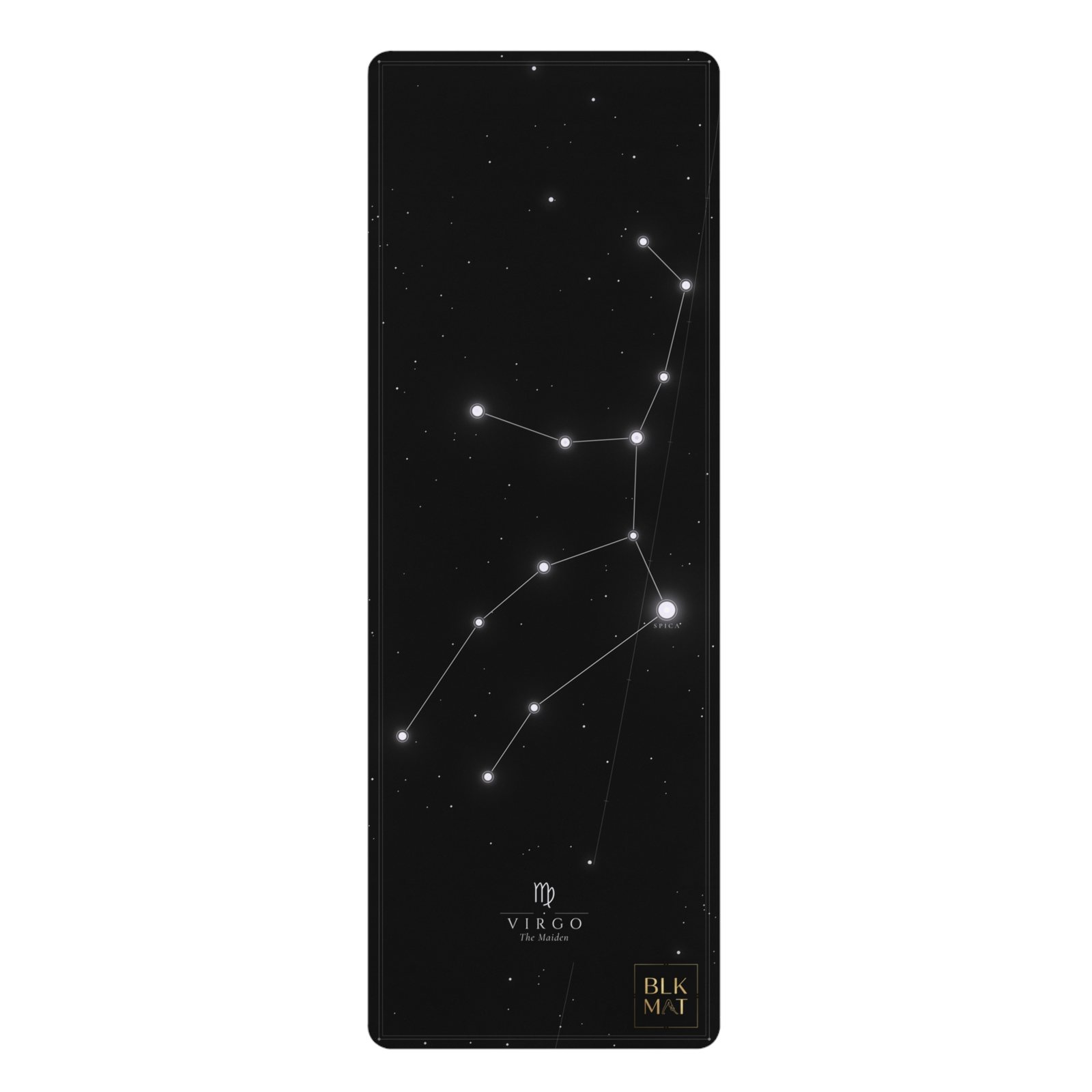 BLKMAT Virgo Constellation yoga mat, product view