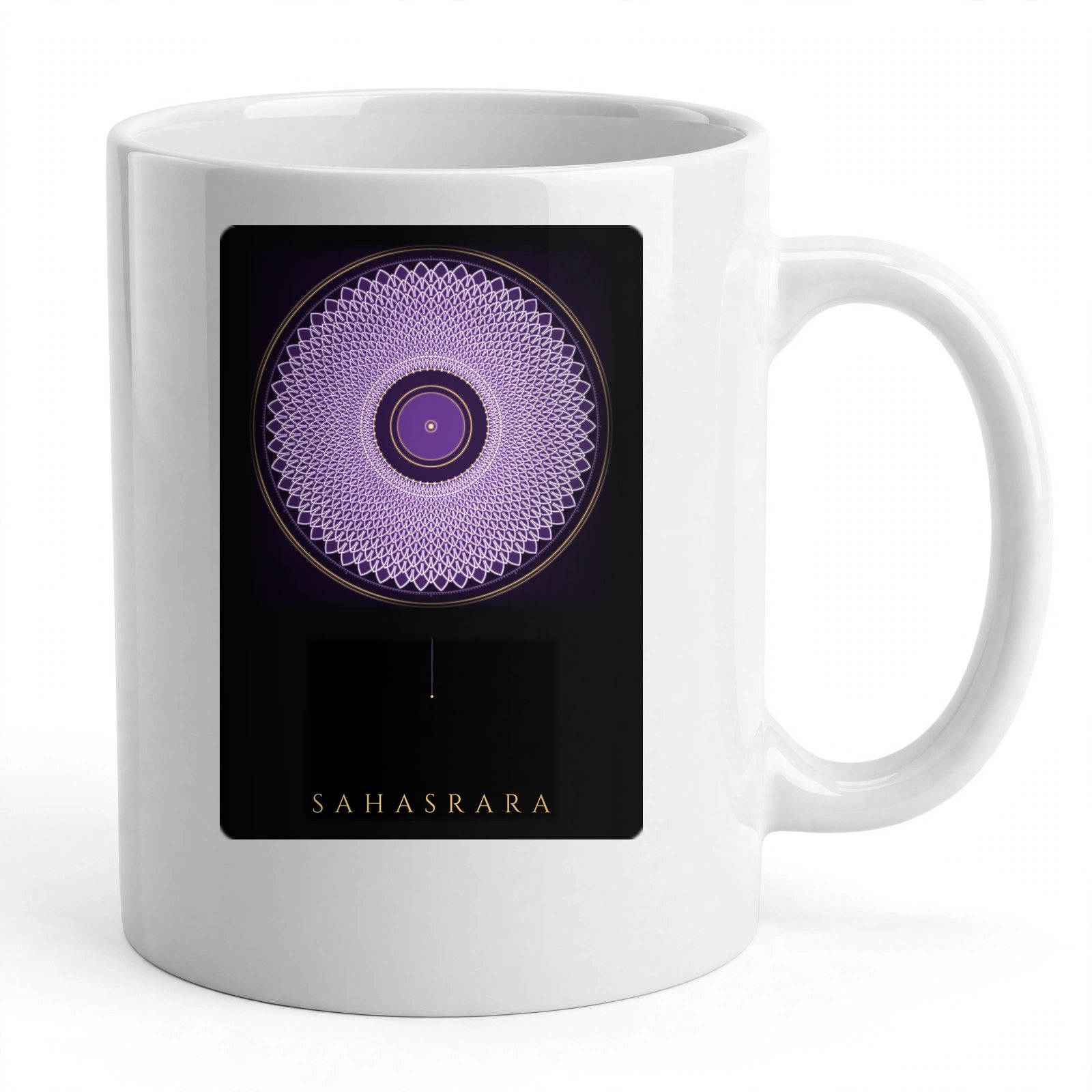 BLKMAT Crown Chakra Mug 15oz