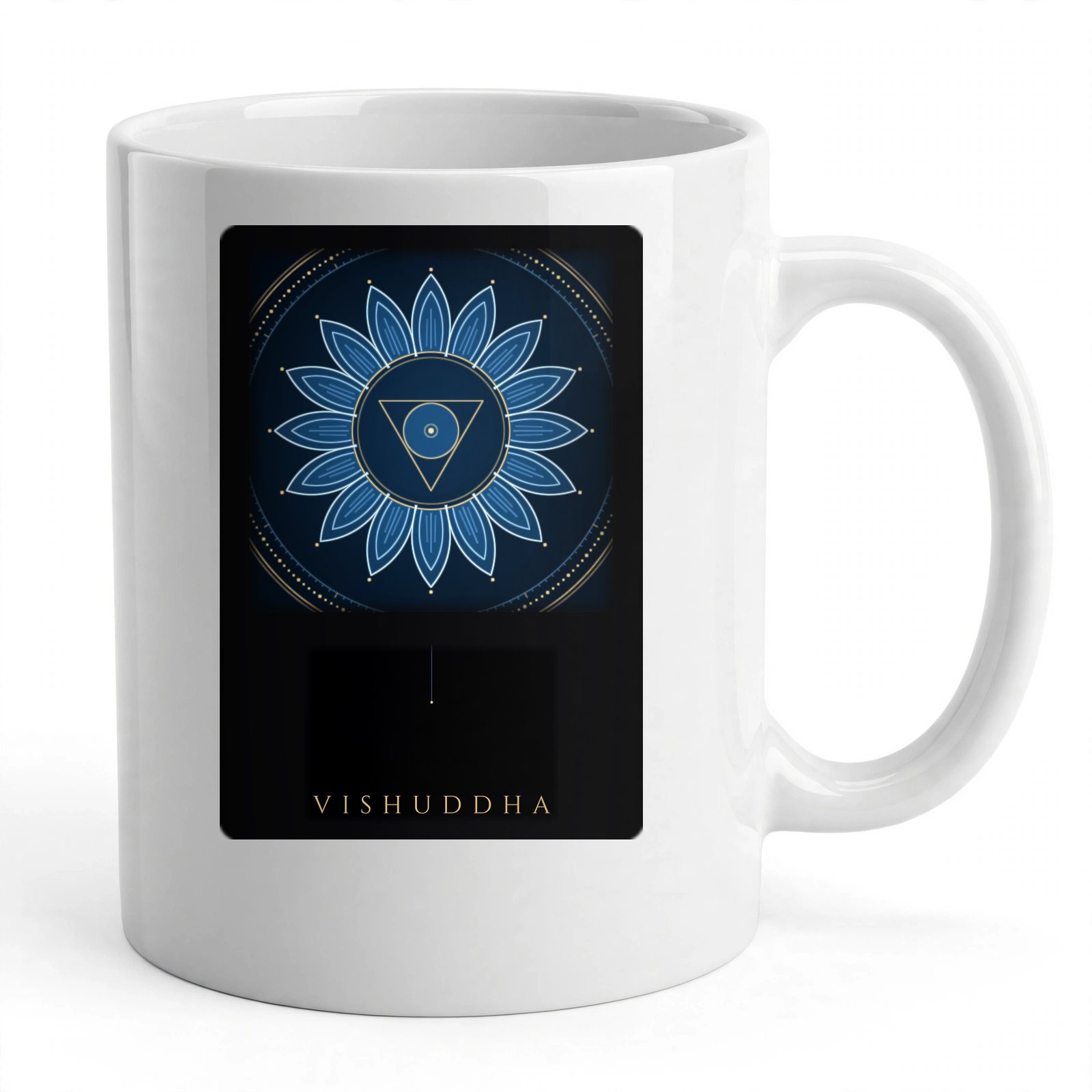 BLKMAT Throat Chakra Mug 15oz