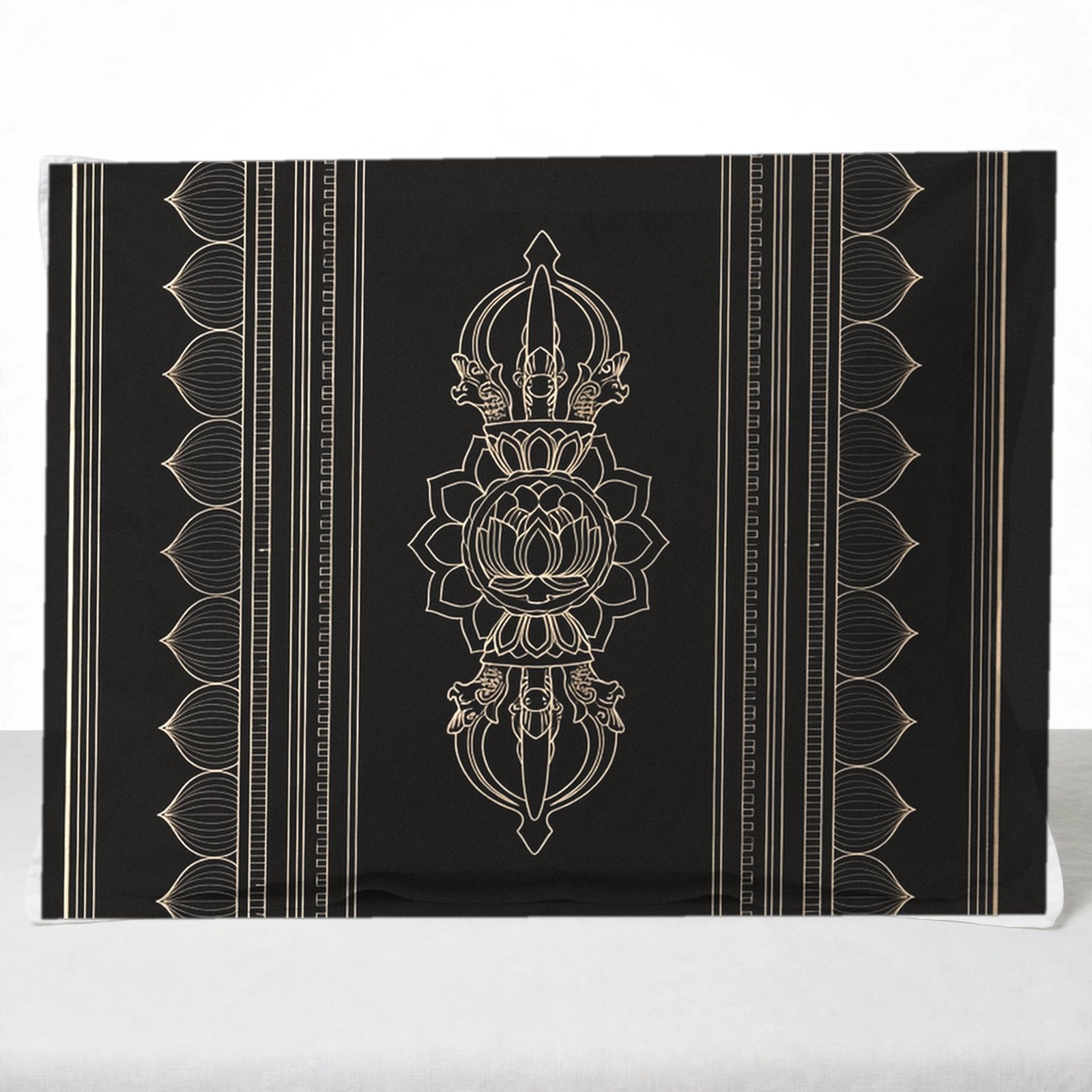 BLKMAT Vajra Lotus Pillow Sham