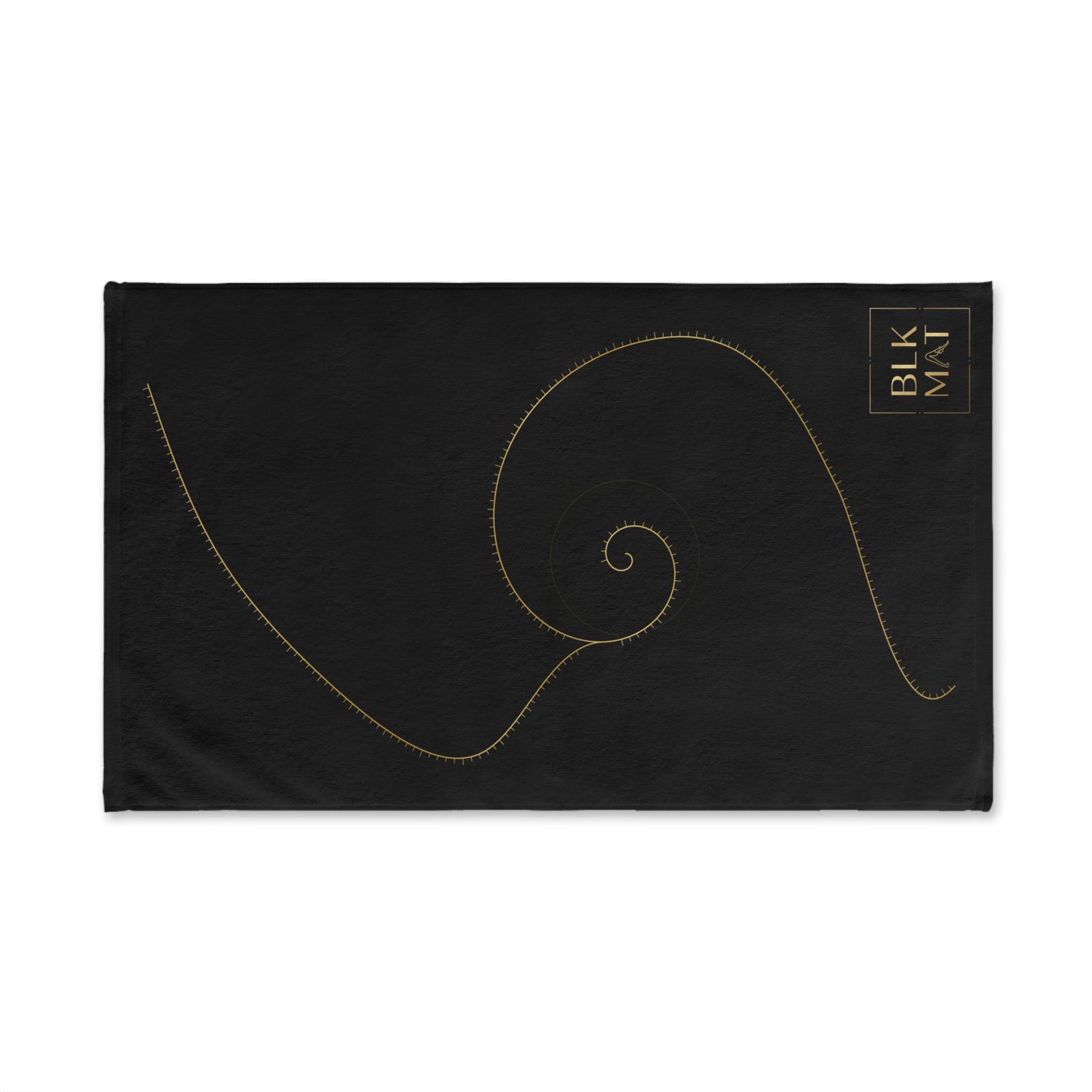 BLKMAT Golden Meridian Hand Towel, flat